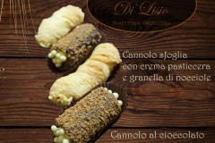 cannolo sfoglia e cioccolato